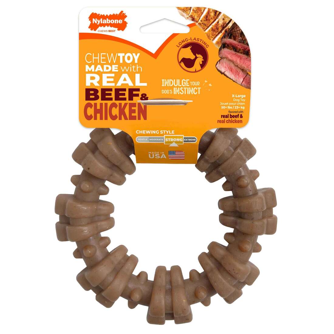 Nylabone Ring Dog Chew Toy Xl