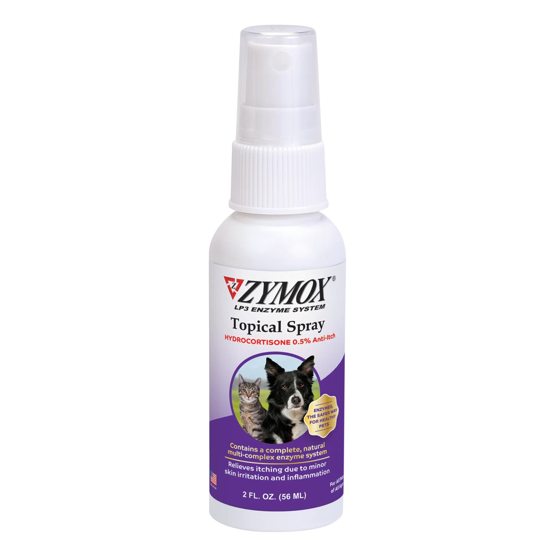 ZYMOX® Topical Spray with .5% Hydrocortisone 2oz