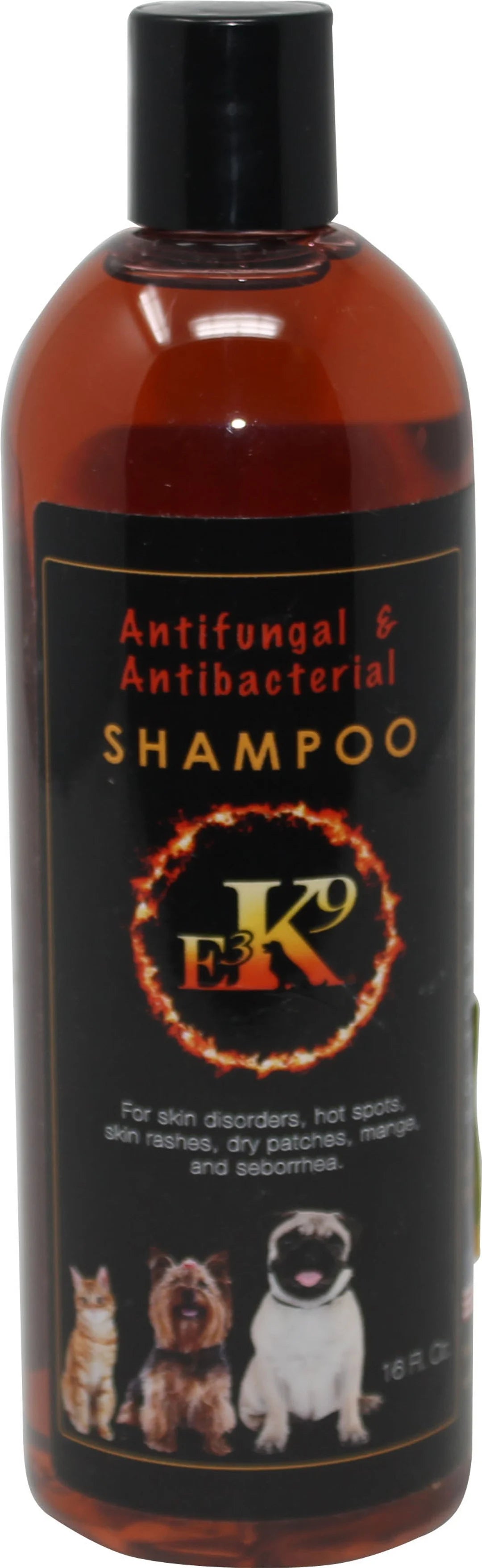 E3 K9 ANTIFUNGAL & ANTIBACTERIAL SHAMPOO 16 oz