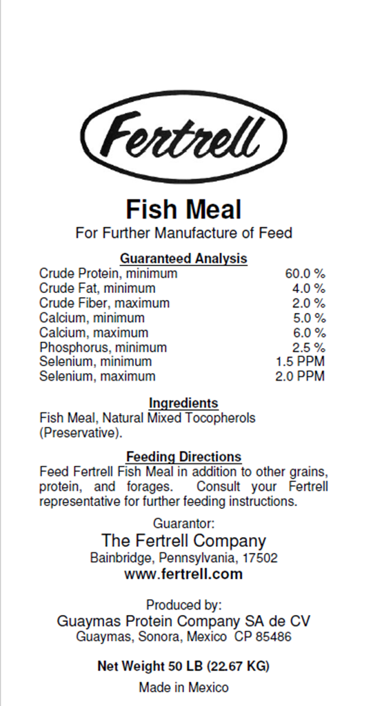 Organic Fish Meal 50lb