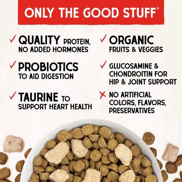 Stella & Chewy's Cage-Free Raw Blend Kibble for Dogs 22lb