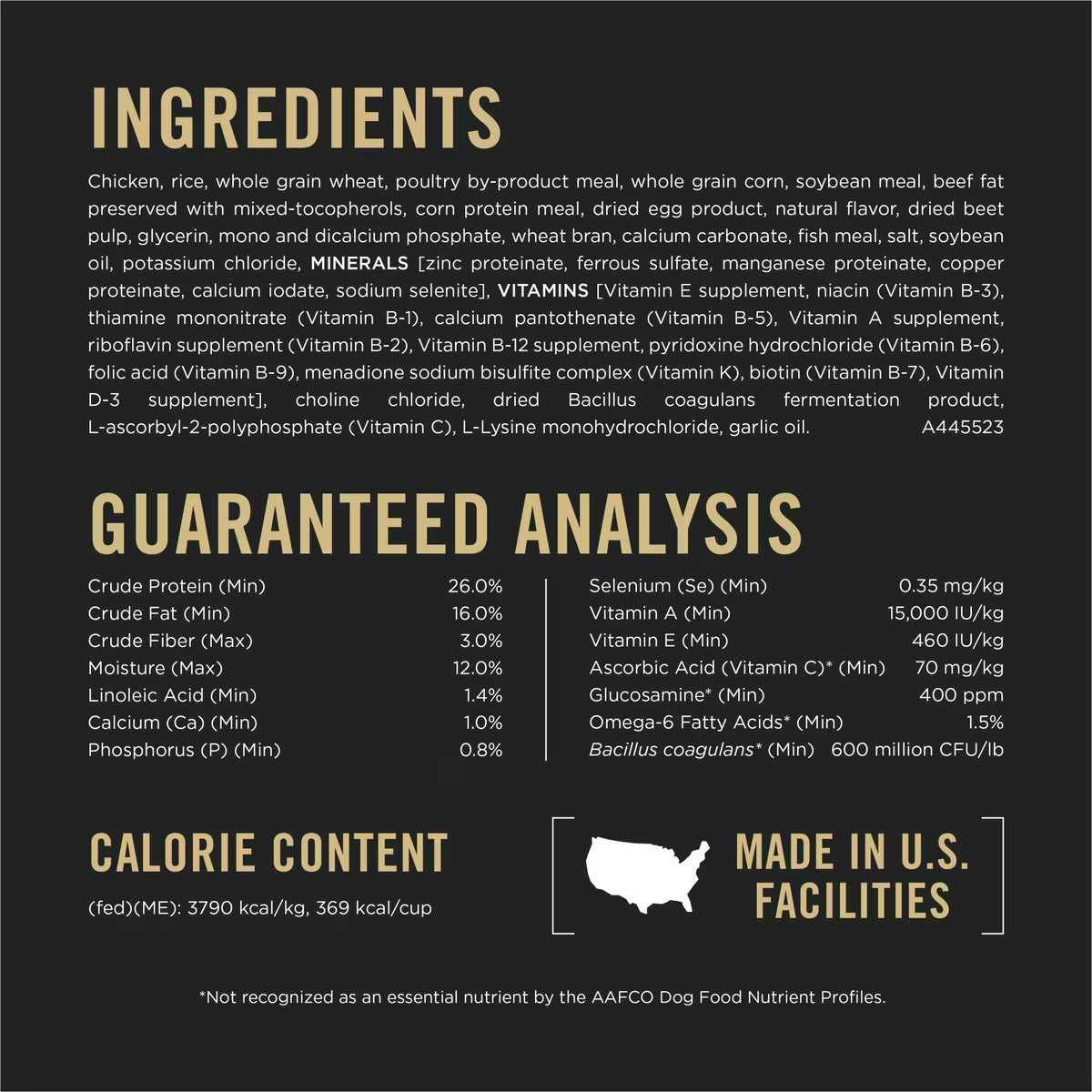 Purina Pro Plan Complete Essentials Adult Shredded Blend Chicken & Rice High Protein Formula with Probiotics Dry Dog Food 35 lb