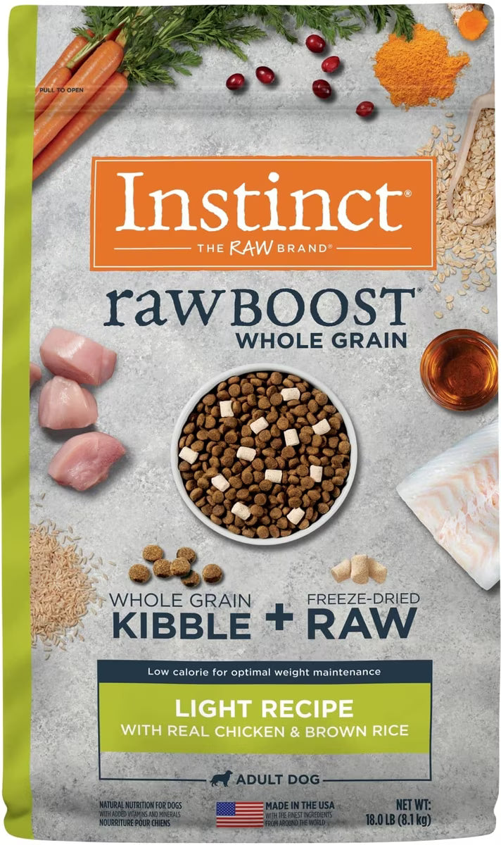 NV RAW BOOST WHOLE GRAIN  CHICKEN LIGHT 18