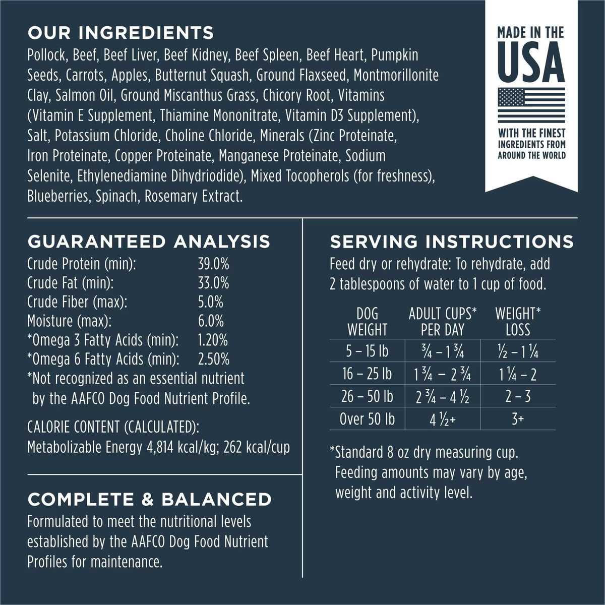 Instinct FreshDried Bites Grain-Free Wild-Caught Alaskan Pollock Recipe Dog Food, 3-oz