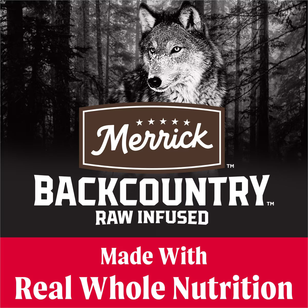 Merrick Backcountry Raw Infused Grain-Free Great Plains Red Recipe Freeze-Dried Dog Food 20lb