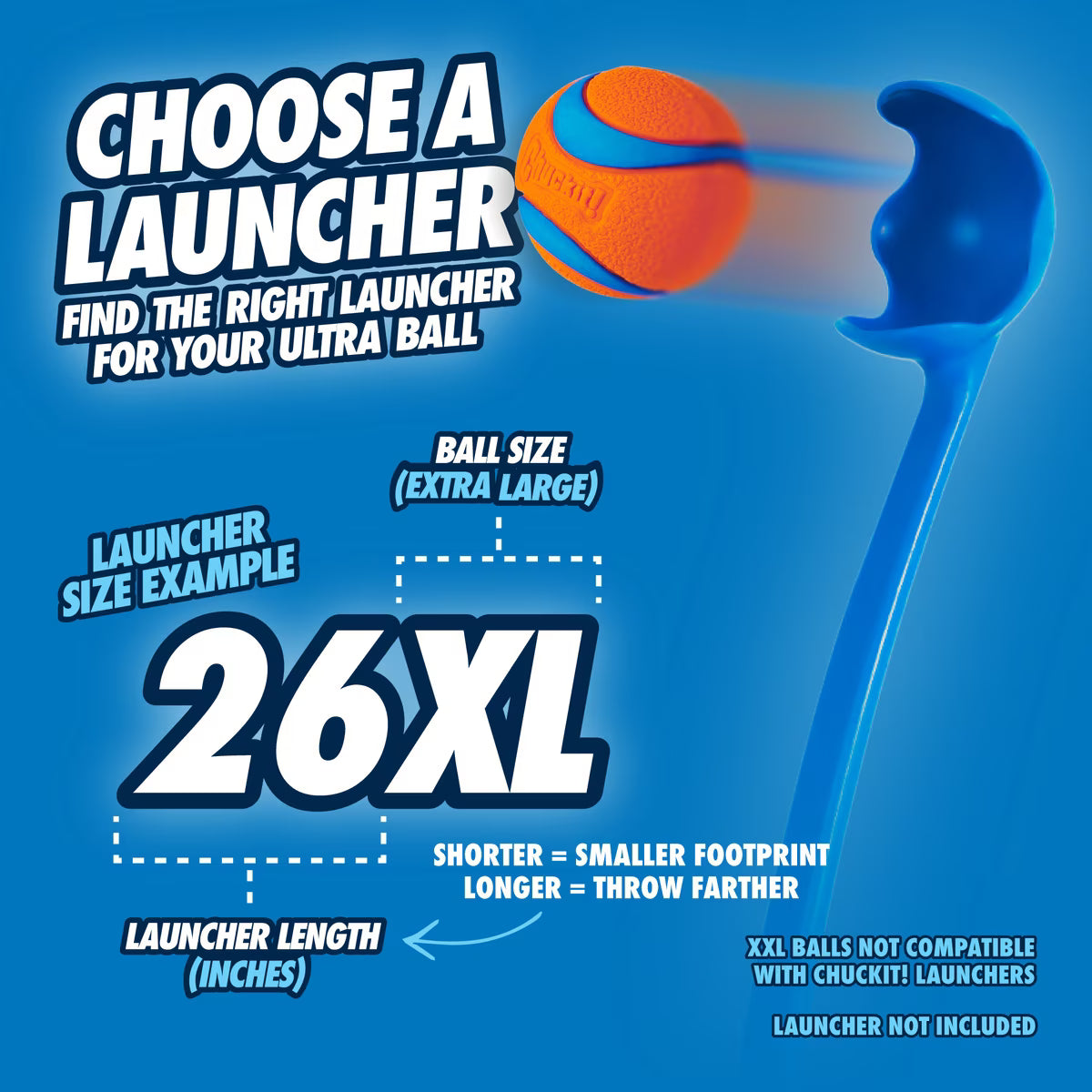 Chuckit! Ultra Rubber Ball Tough Dog Toy XL