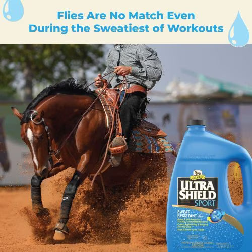 Absorbine Ultrashield Sport Insecticide & Repellent Horse Spray Refill 1 gallon