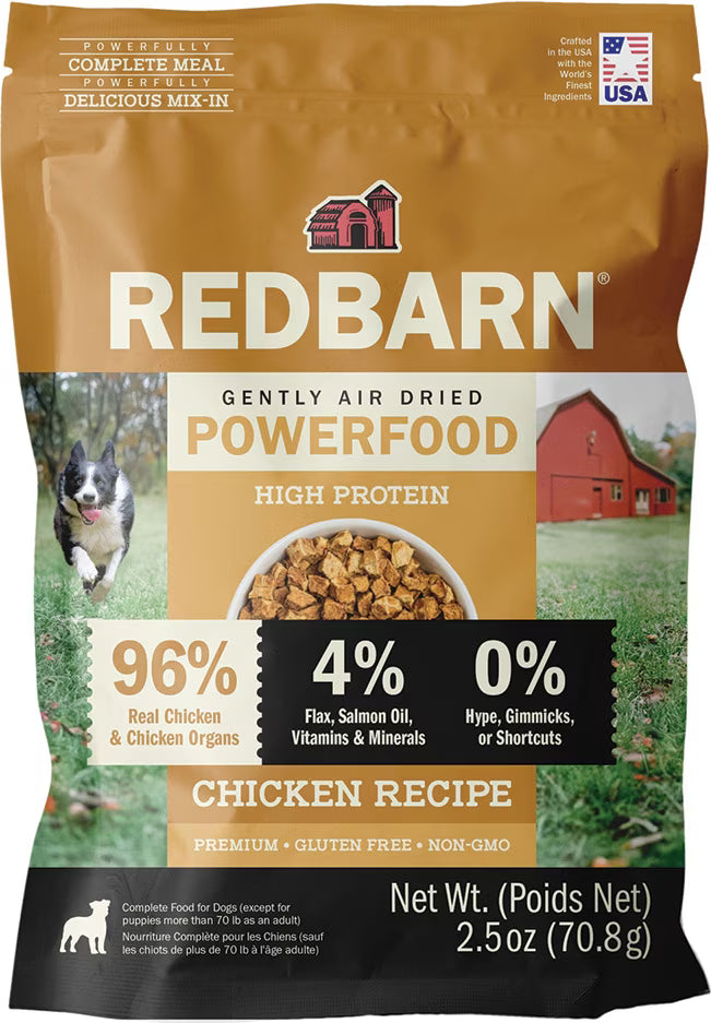 Redbarn Chicken Recipe Gently Air-Dried Dog Food 2.5oz