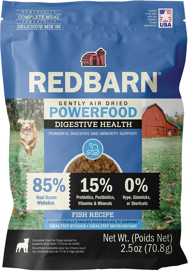 Redbarn Powerfood Digestive Health Fish Gently Air Dried Dog Food 2.5oz