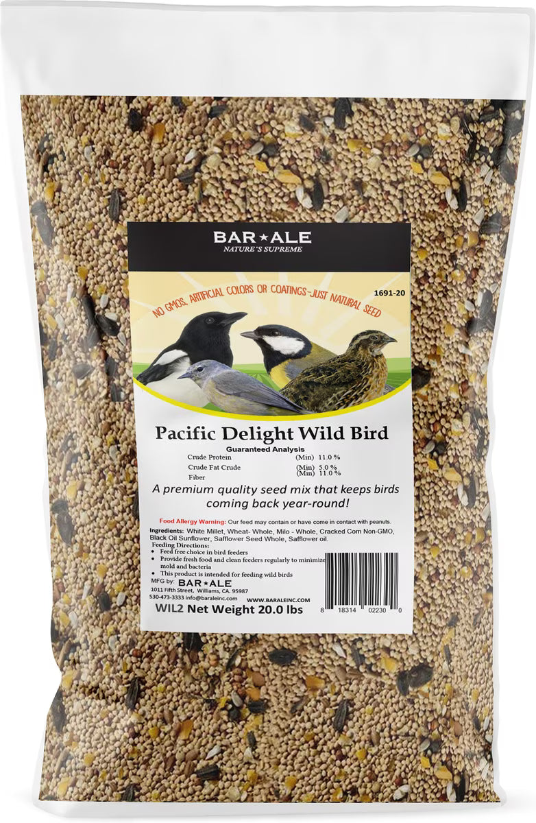 Bar-ALE Pacific Delight Wild Bird Seed 20lb