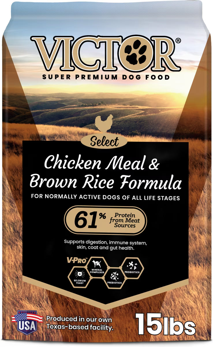 VICTOR Gluten-Free Chicken Meal & Brown Rice Formula Dry Dog Food 40lb