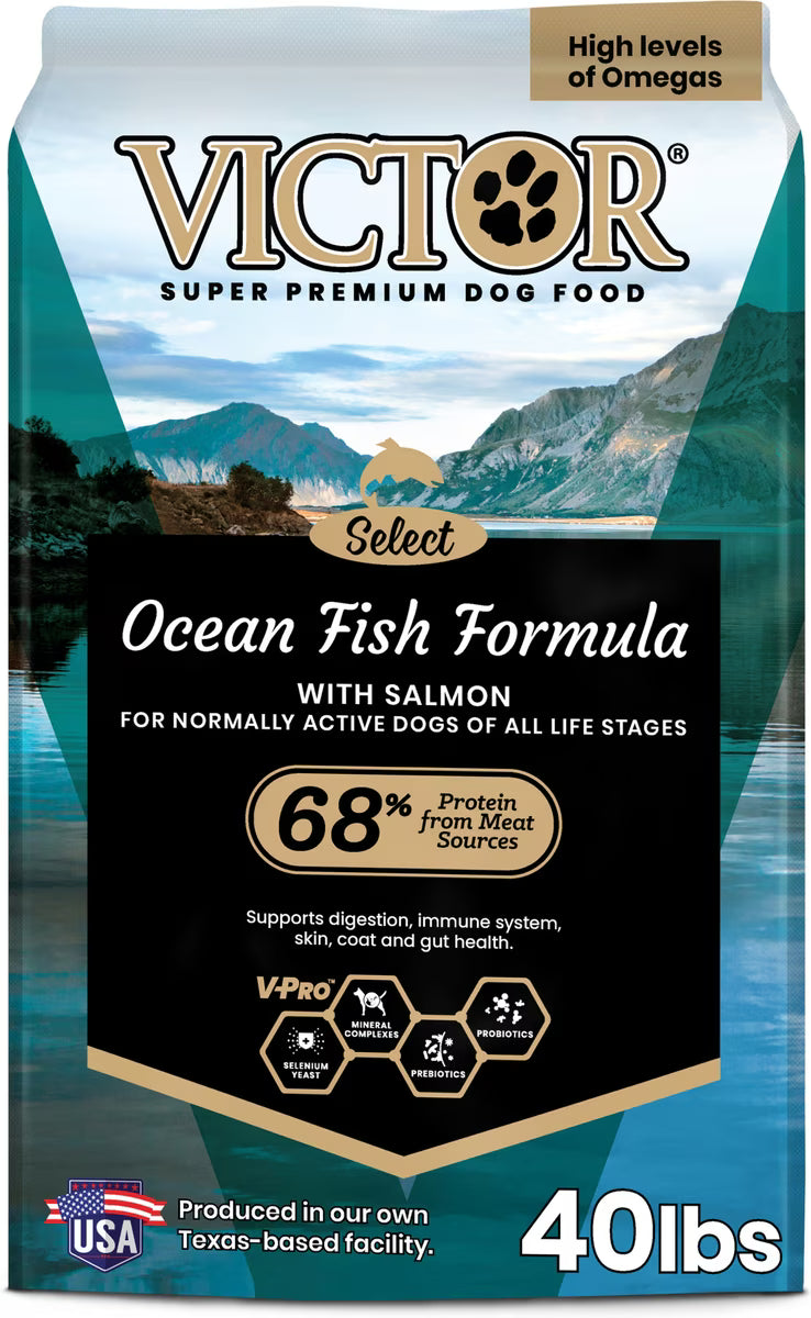VICTOR Gluten-Free Ocean Fish Formula Dry Dog Food 40lb