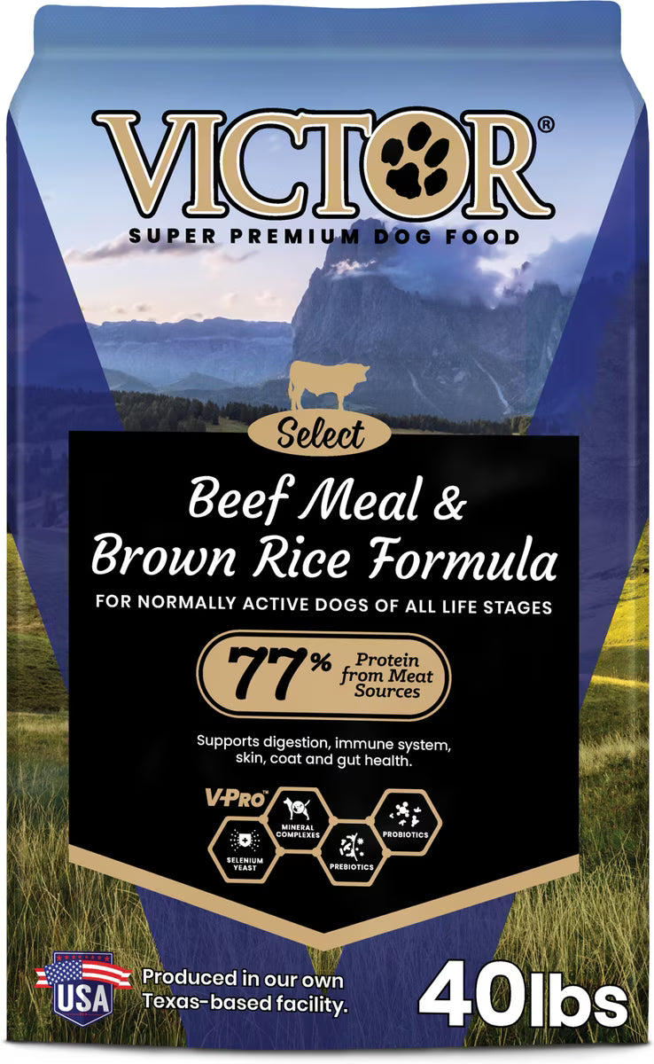 VICTOR Gluten-Free Beef Meal & Brown Rice Dry Dog Food 40lb
