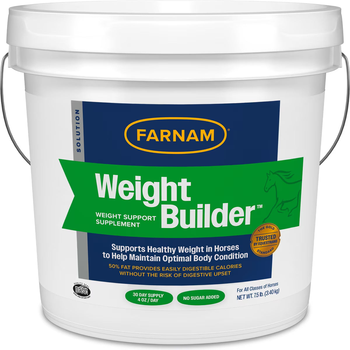 Farnam Weight Builder & Support Supplement for Horses 7.5lb