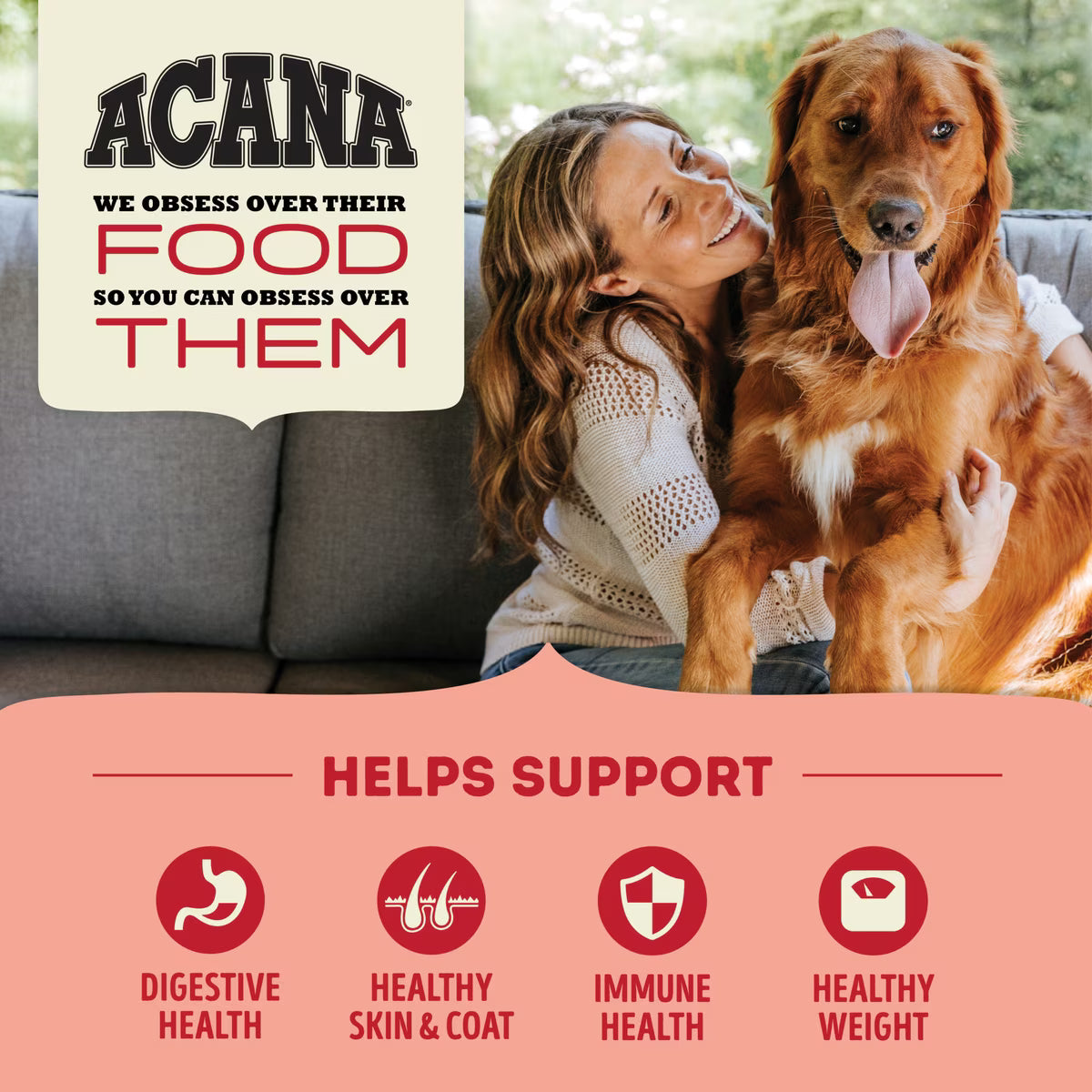 ACANA Red Meat Grain-Free Dry Dog Food 4.5LB