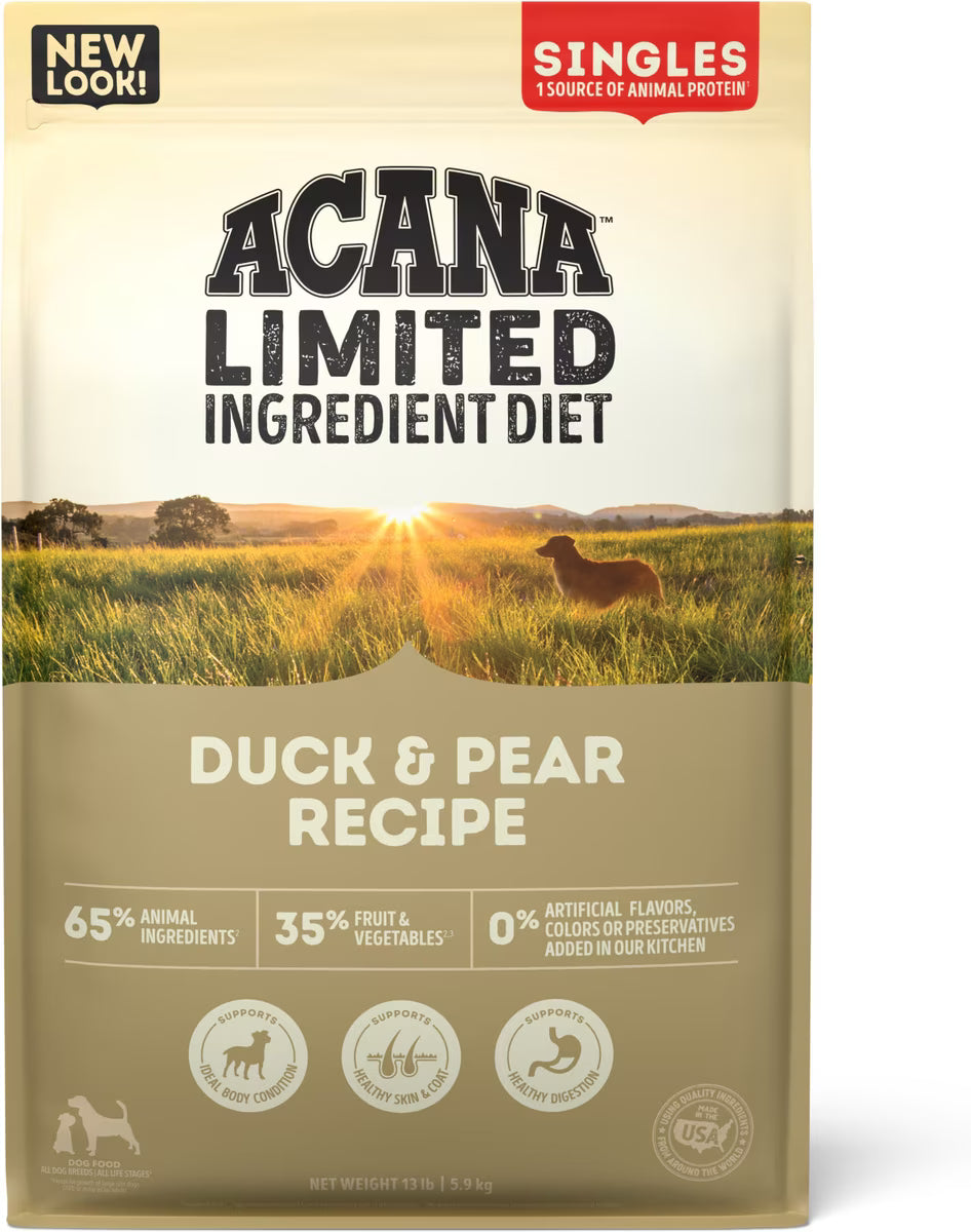 ACANA SNGLS DUCKPEAR 13.2LB