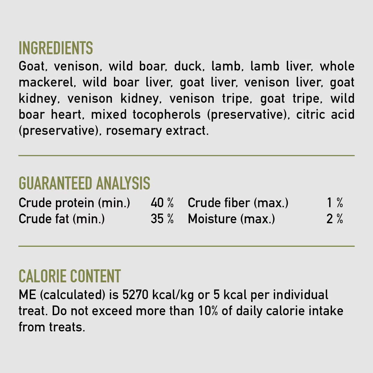 ORIGEN tundra TREATS 3.25