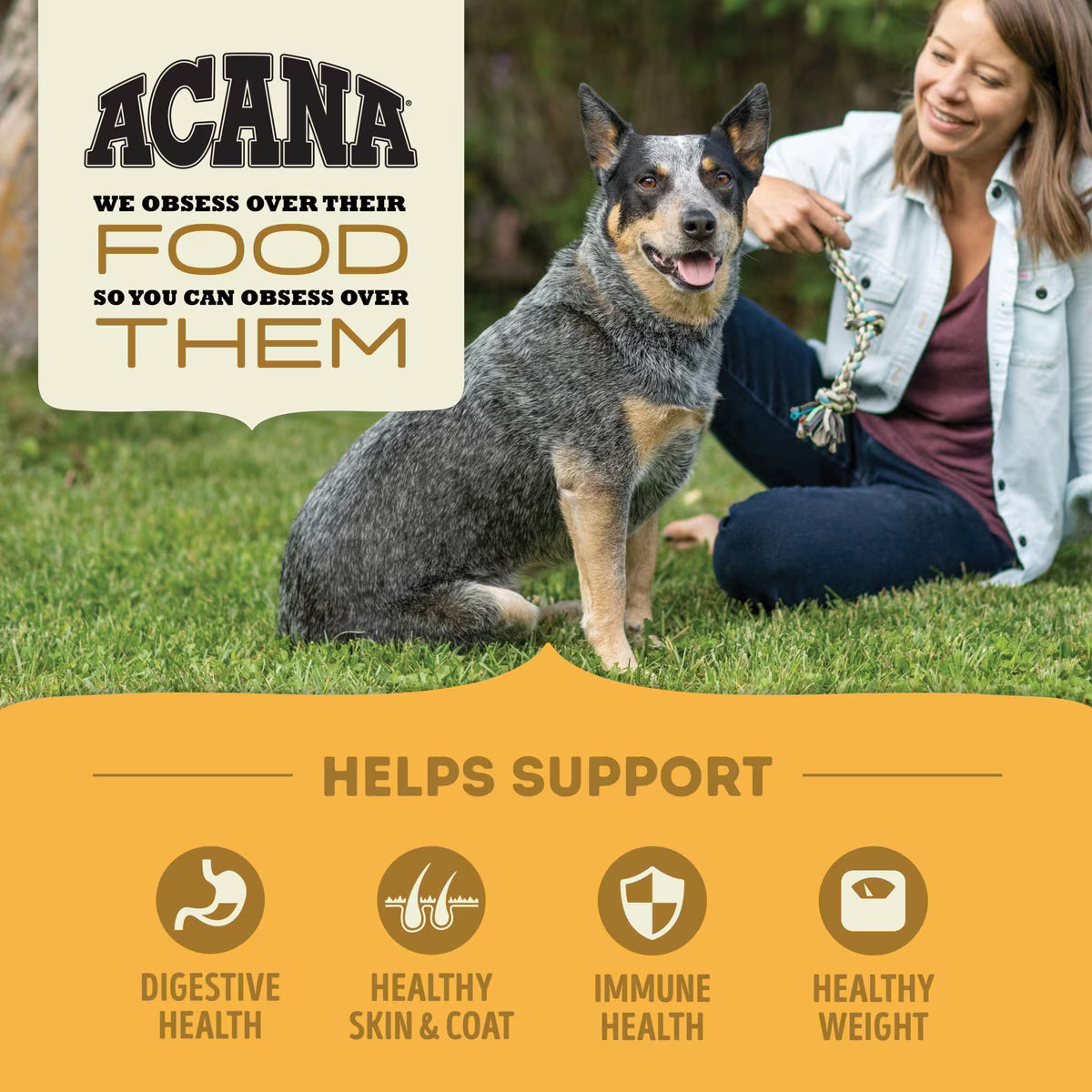 ACANA Free Run Poultry Grain-Free Dry Dog Food 25LB