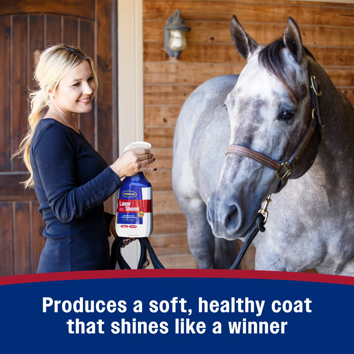 Farnam Laser Sheen Horse Shine & Detangler 32oz