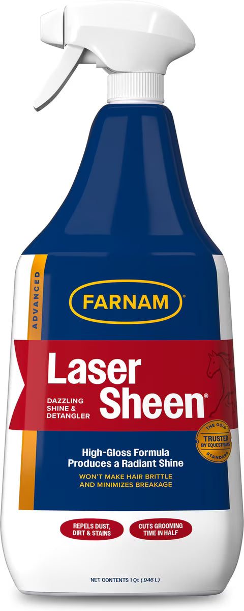 Farnam Laser Sheen Horse Shine & Detangler 32oz