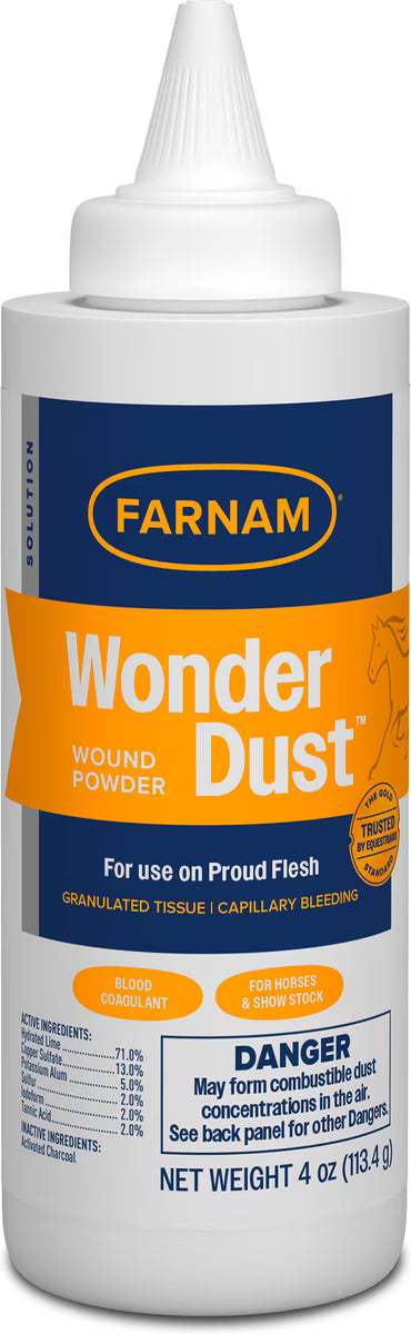 Farnam Wonder Dust Dog & Horse Wound Care Powder 4oz