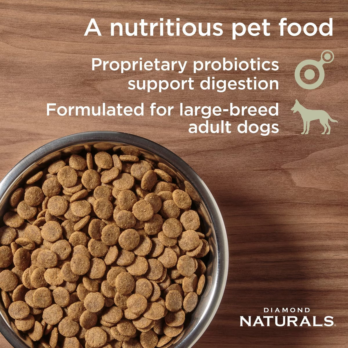Diamond Naturals Large Breed Adult Chicken & Rice Formula Dry Dog Food 40lb