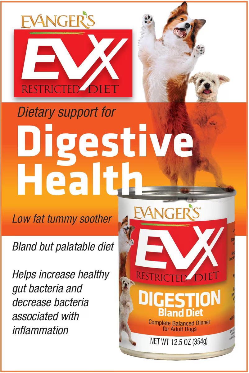 Evanger's EVX Restricted Diet Digestion Bland Diet Chicken Flavor 12.5oz