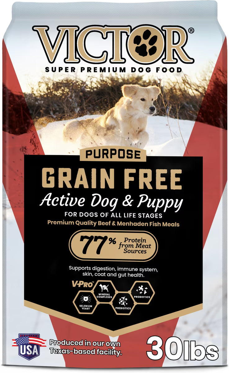 VICTOR Grain-Free Active High Protein Dry Dog Food 30lb