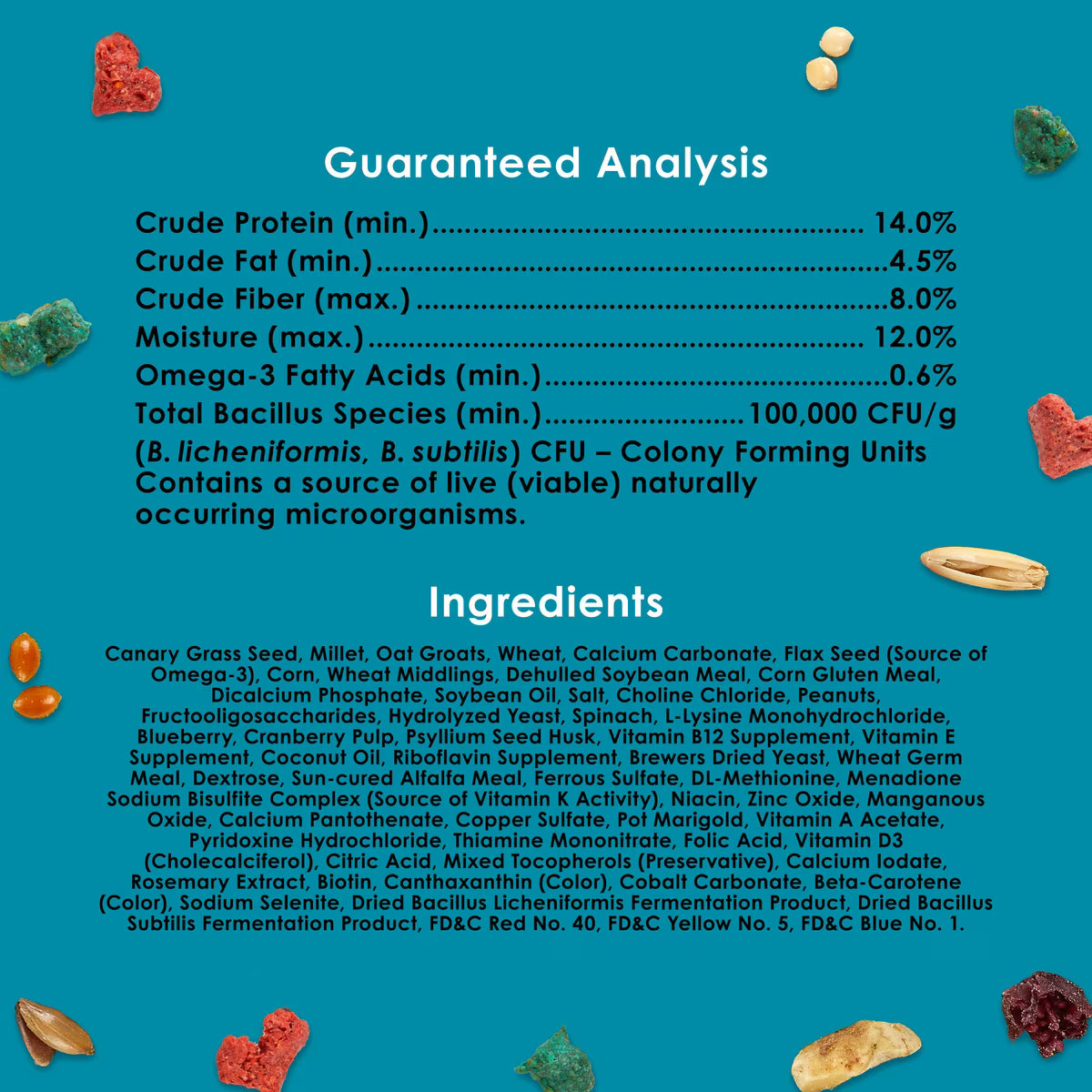Kaytee Forti-Diet Pro Health Parakeet Food 2lb