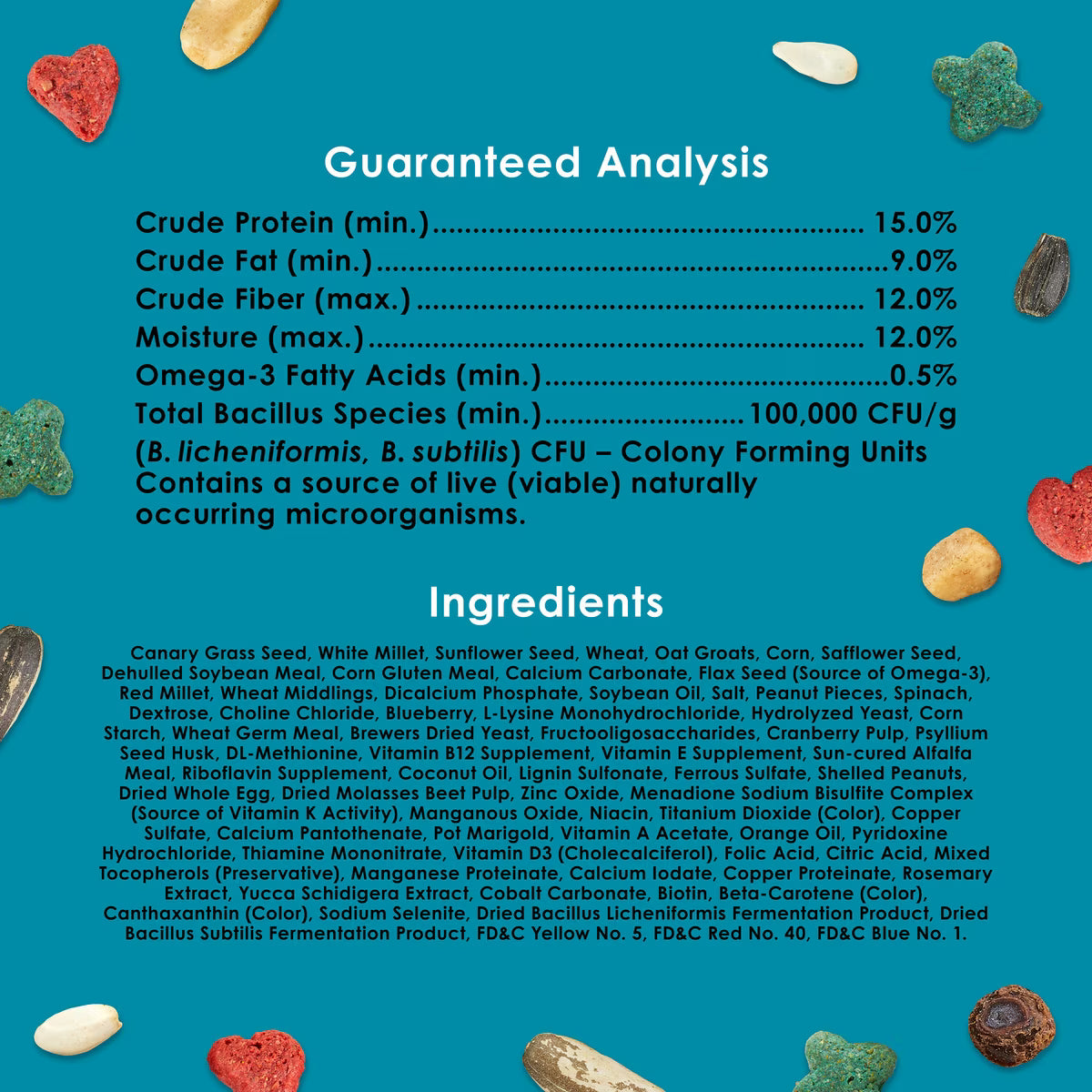 Kaytee Forti-Diet Pro Health Nourish + Protect Cockatiel Food 4lb