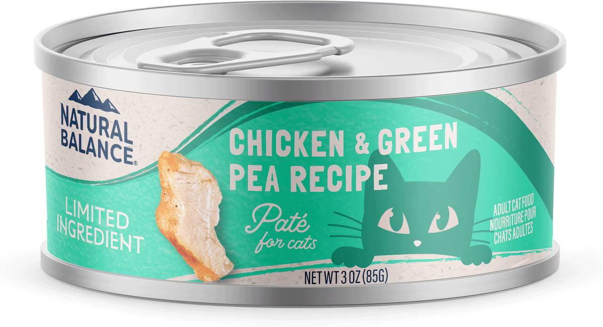 NBP CAN CAT LID CHKN/PEA 5.5OZ