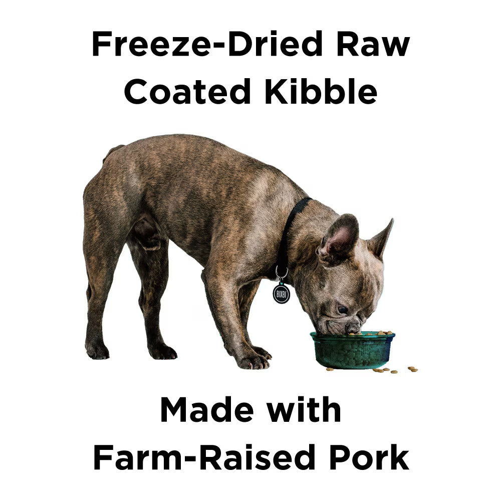 Bixbi Rawbble Fresh Pork Recipe Grain-Free Dry Dog Food 24lb