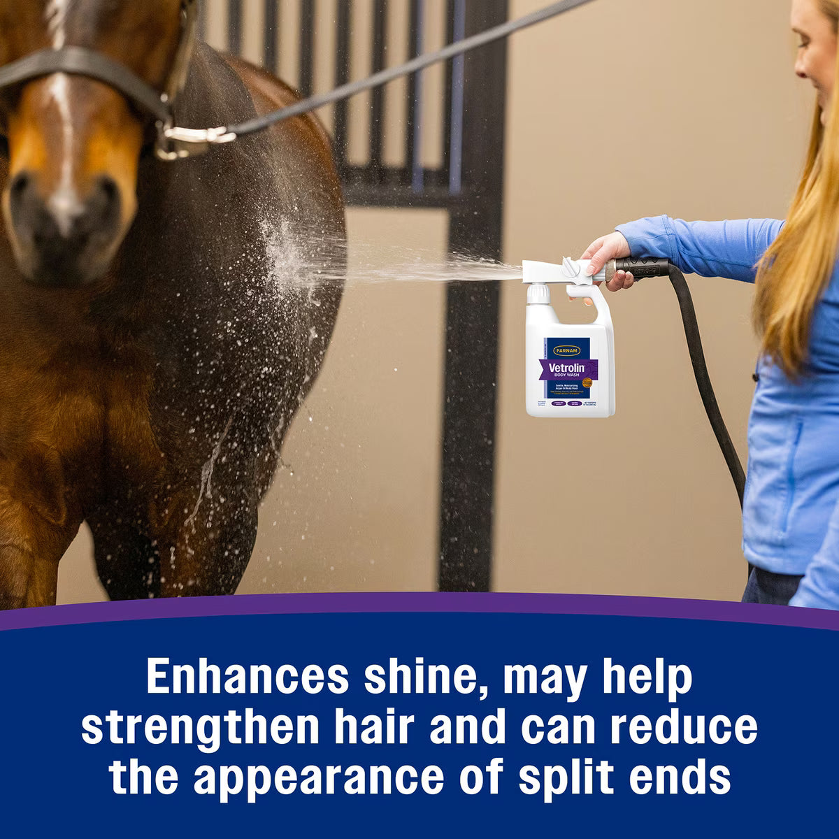 Farnam Vetrolin Gentle Moisturizing Body Wash for Horses 32oz