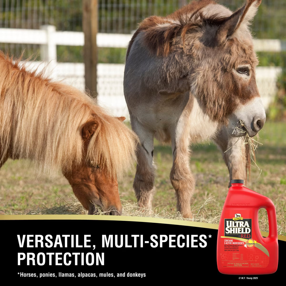 Absorbine UltraShield Red Insecticide & Repellent Horse Fly Spray 1 gallon