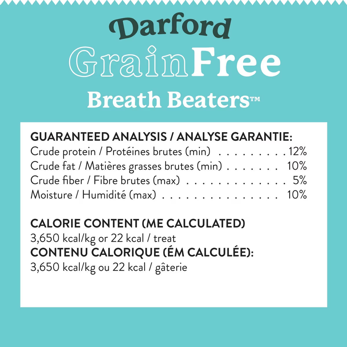 Darford Breath Beaters Grain-Free Dog Treats 12oz
