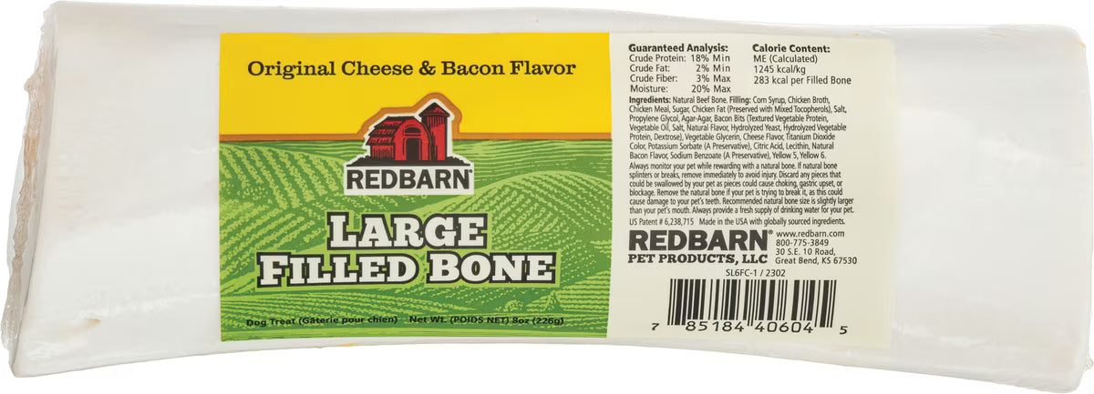 FILLED BONE CHZ/BACON LRG