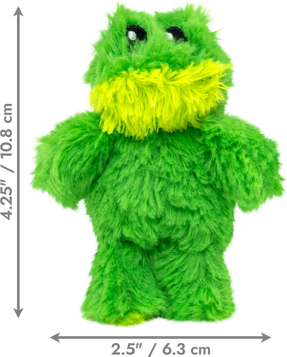 Kong Dr. Noyz Frog Plush Dog Toy XS
