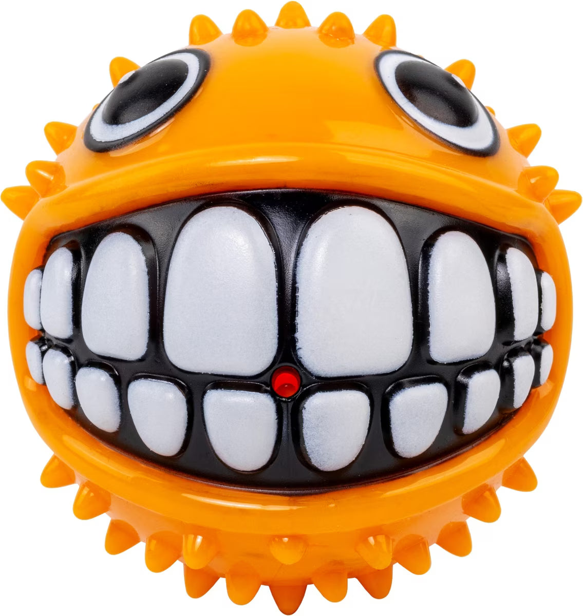 Kong Grinz Puffer Fish Squeaky Ball Dog Toy Small