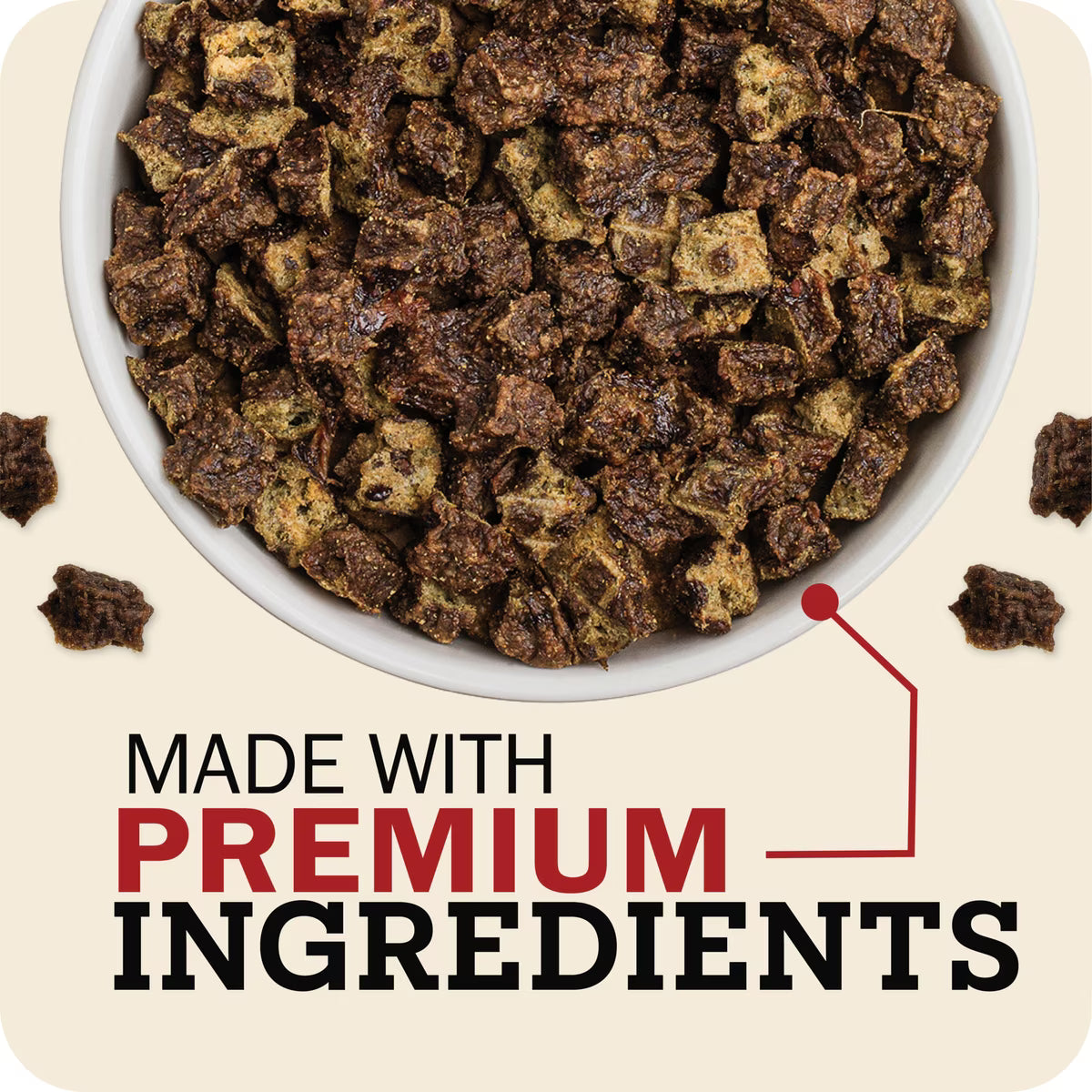 Redbarn Powerfood Digestive Health Beef & Lamb Gently Air Dried Dog Food 2.5oz