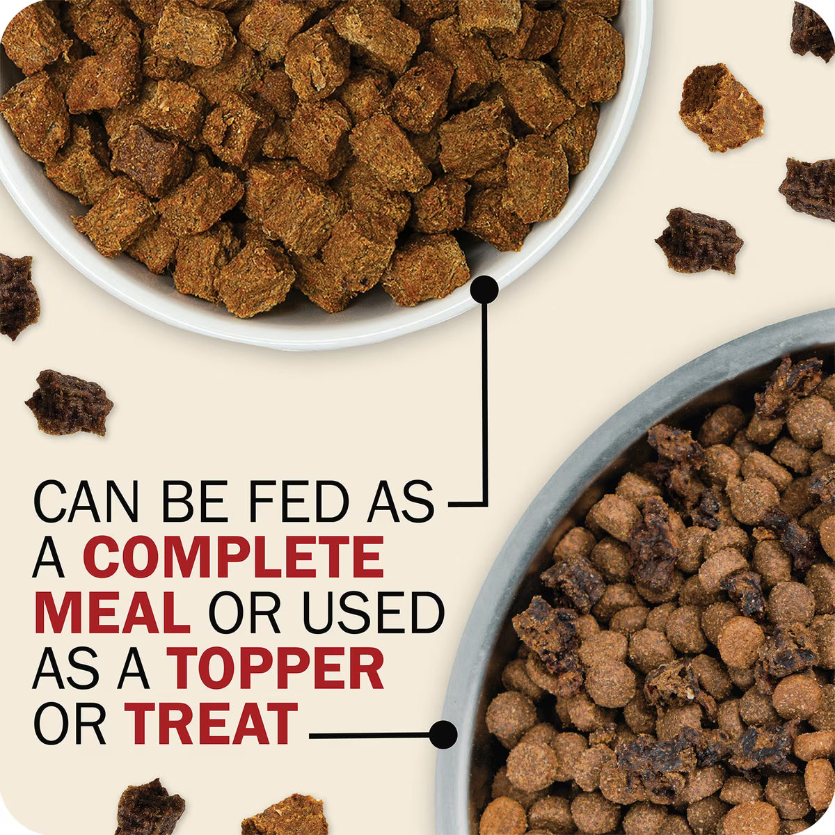 Redbarn Powerfood Beef High Protein Grain-Free Gently Air Dried Dog Food 2lb