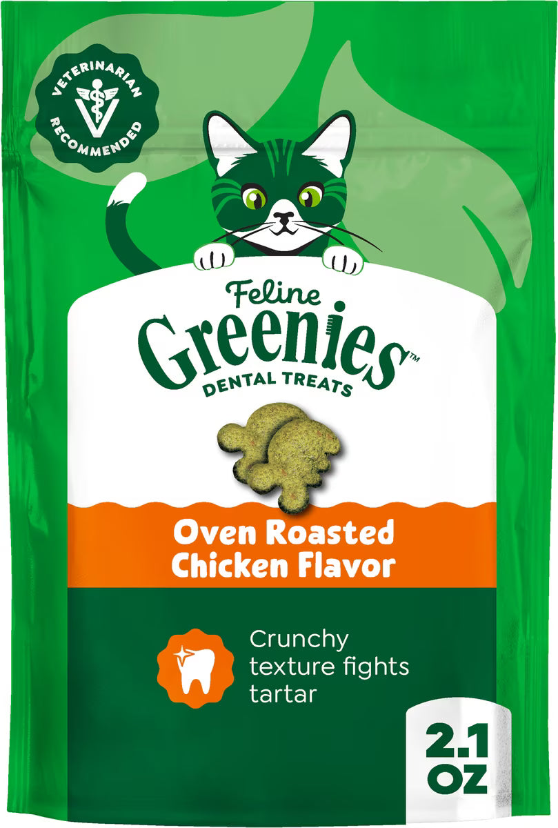 FELINE GREENIESCHKN 2.1OZ