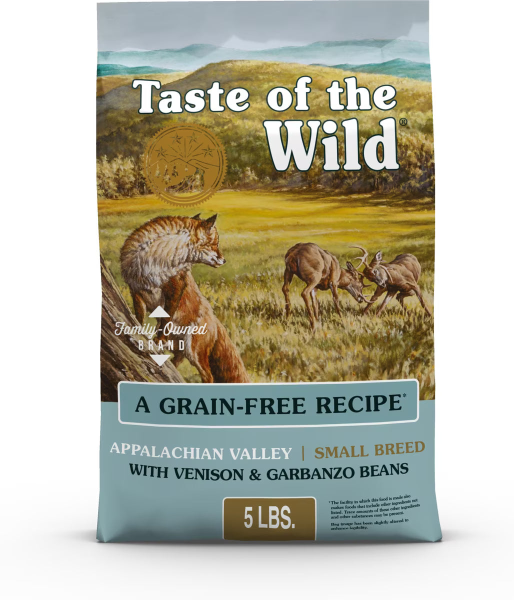 Taste of the Wild Appalachian Valley Adult Small Breed High Protein Grain-Free Recipe with Venison & Garbanzo Beans Dry Dog Food 5lb