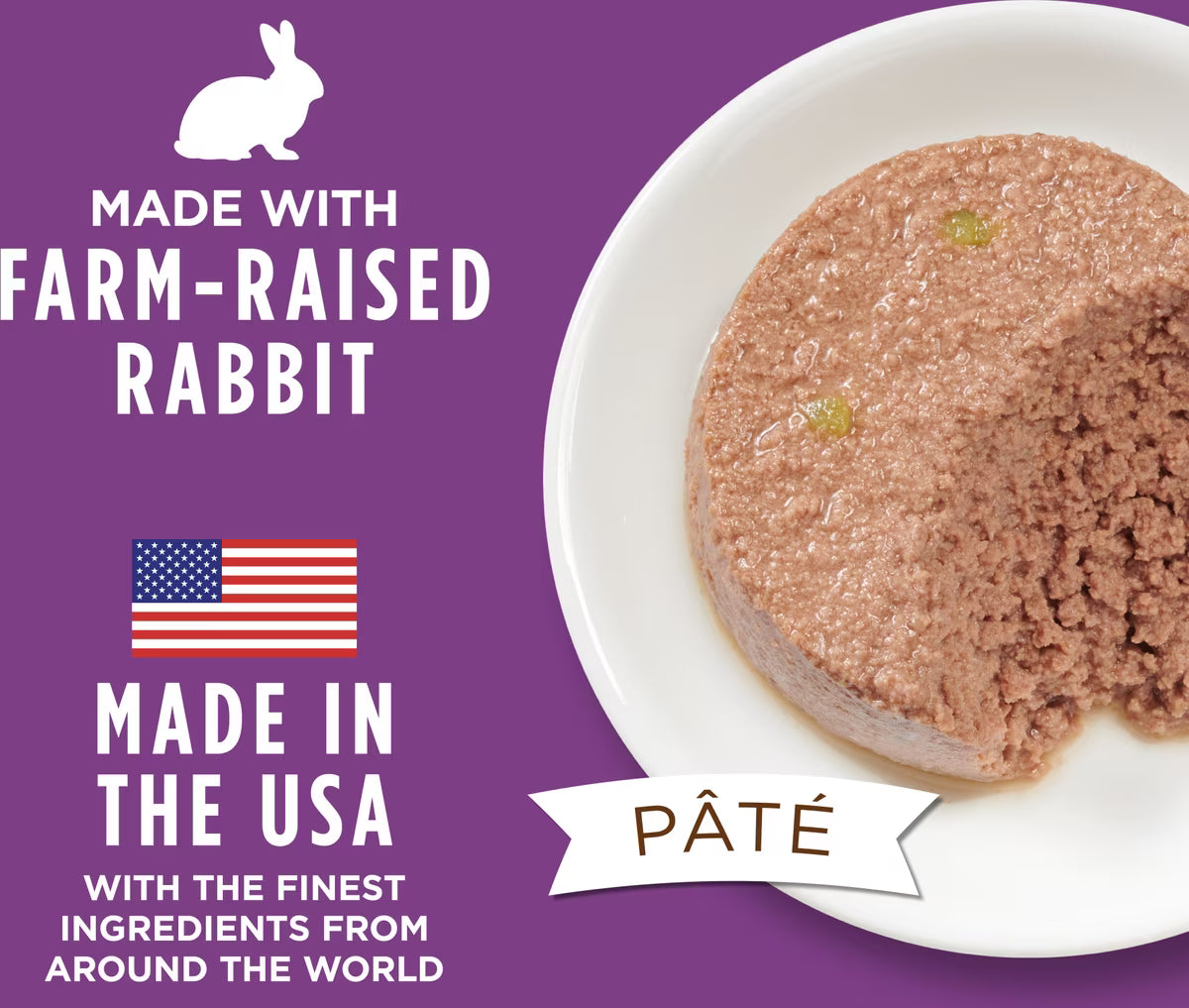NV Instinct Limited Ingredient Diet Real Rabbit Recipe Grain-Free Pate Wet Cat Food, 5.5-oz can,