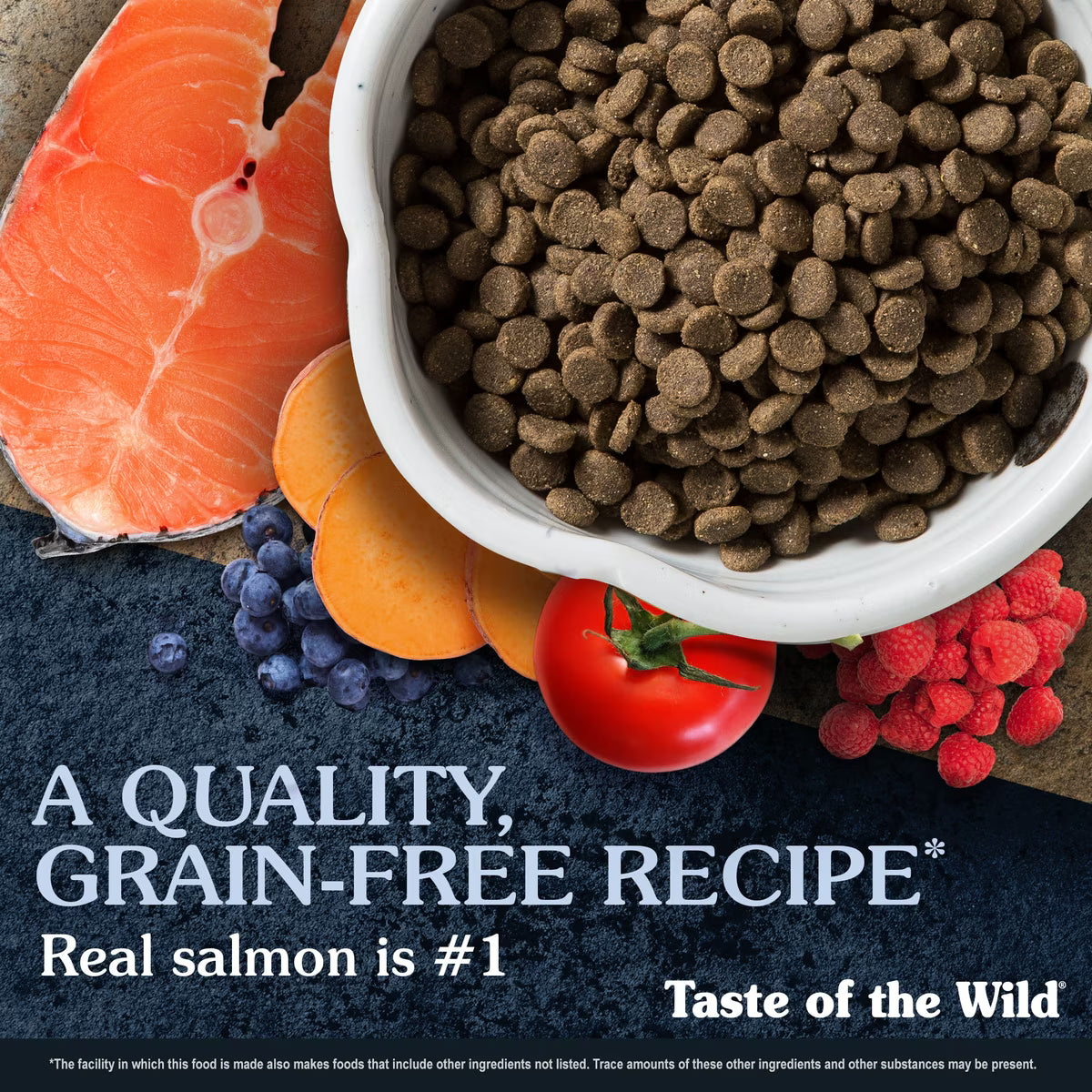 Taste of the Wild Pacific Stream Smoke-Flavored Salmon Grain-Free Dry Dog Food 5lb
