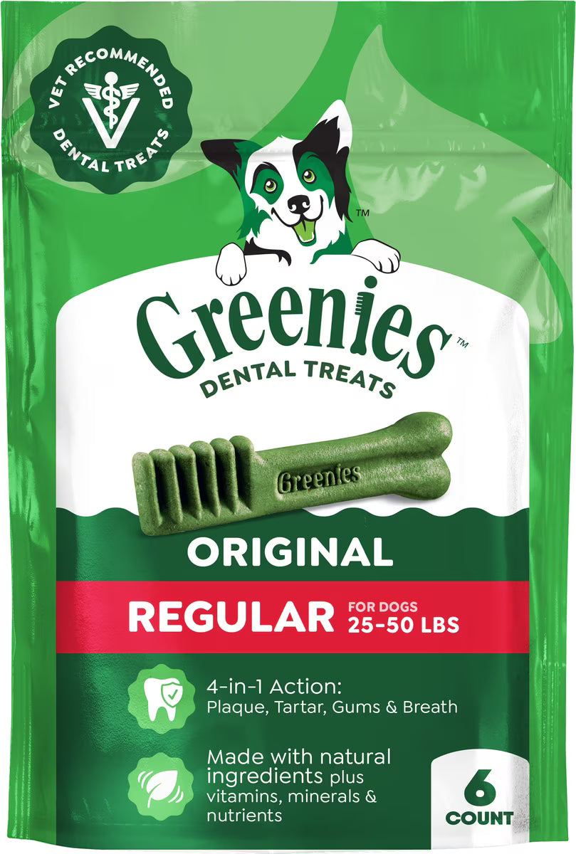 GREENIES REG 6PK 6 OZ