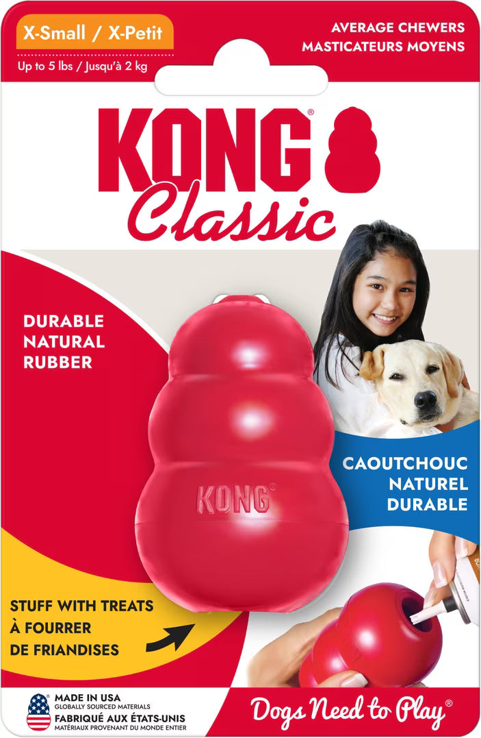 KONG CLASSIC RED XS