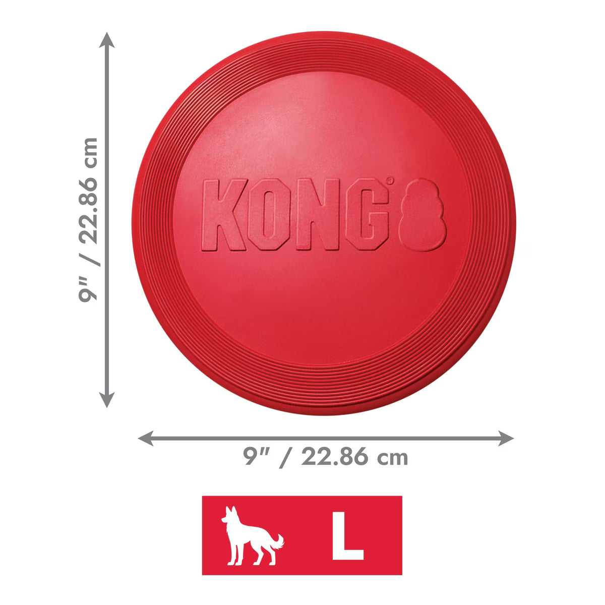 KONG FLYER TOY LRG KF3