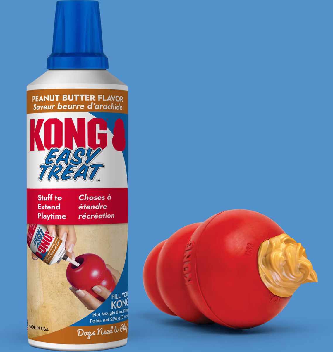 Kong Stuff'N Easy Peanut Butter Treat for Dogs 8oz