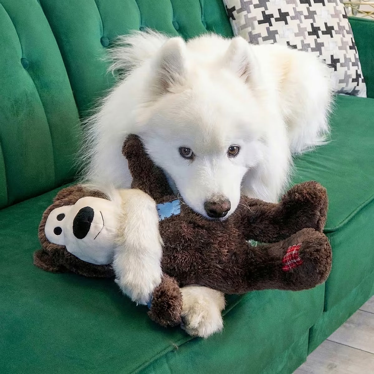 Kong Wild Knots Bear Tough Squeaky Dog Toy XL