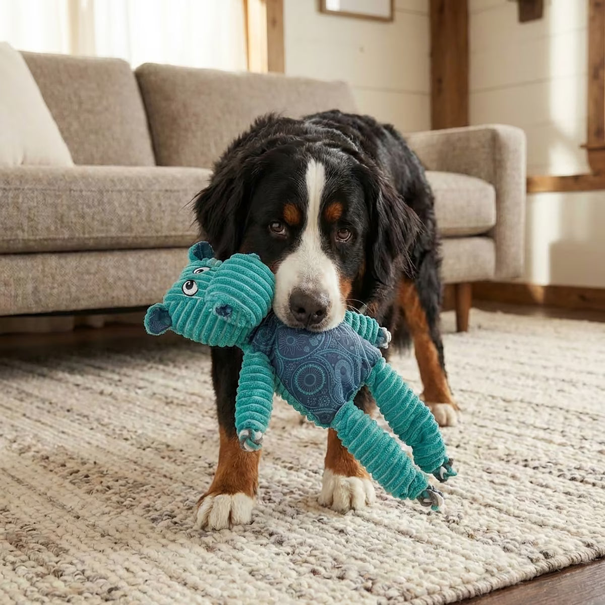 Kong Floppy Knots Hippo Jumbo Dog Toy XL